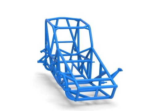 Frame for Sprint car Version 2 Scale 1 to 25 3D Print Model