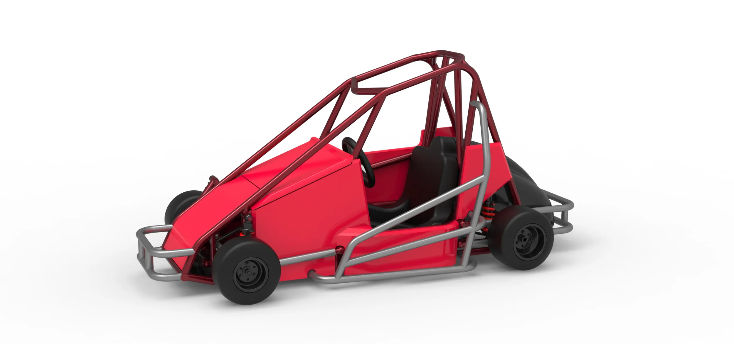Quarter Midget Scale 1 to 16 3D Print Model .c4d .max .obj .3ds .fbx .stl .blend 