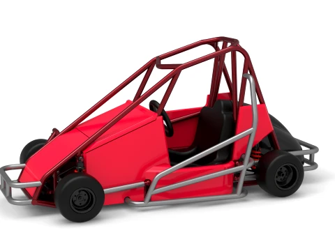 Quarter Midget Scale 1 to 16 3D Print Model