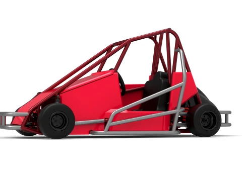 Quarter Midget Scale 1 to 16 3D Print Model