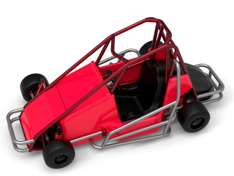 Quarter Midget Scale 1 to 16 3D Print Model