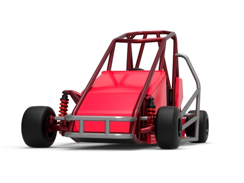 Quarter Midget Scale 1 to 16 3D Print Model