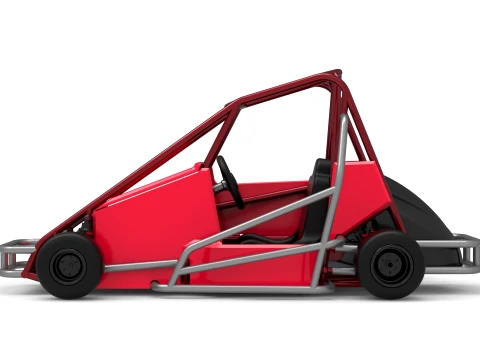 Quarter Midget Scale 1 to 16 3D Print Model
