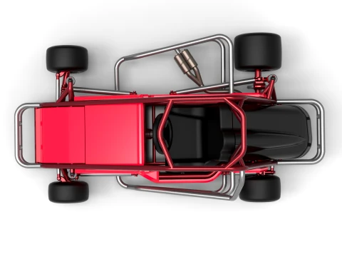 Quarter Midget Scale 1 to 16 3D Print Model