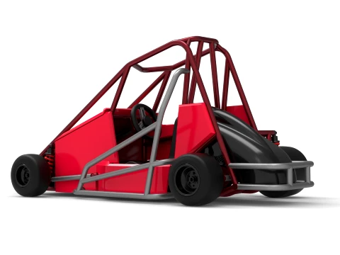 Quarter Midget Scale 1 to 16 3D Print Model
