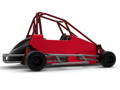 Quarter Midget Scale 1 to 16 3D Print Model