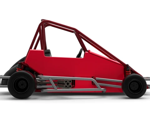 Quarter Midget Scale 1 to 16 3D Print Model