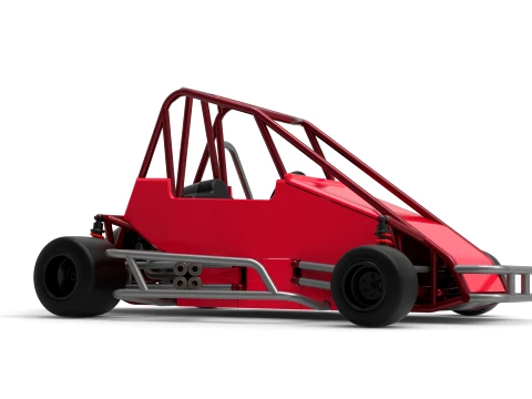 Quarter Midget Scale 1 to 16 3D Print Model
