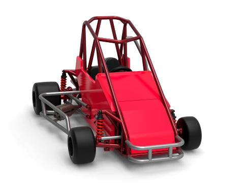 Quarter Midget Scale 1 to 16 3D Print Model