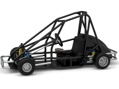 Quarter Midget Base Scale 1 to 16 3D Print Model