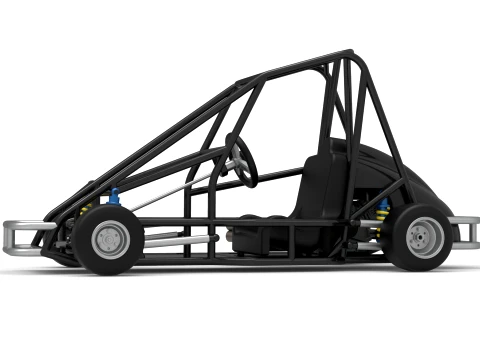 Quarter Midget Base Scale 1 to 16 3D Print Model