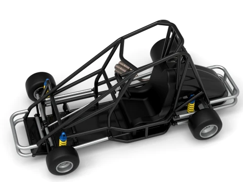 Quarter Midget Base Scale 1 to 16 3D Print Model