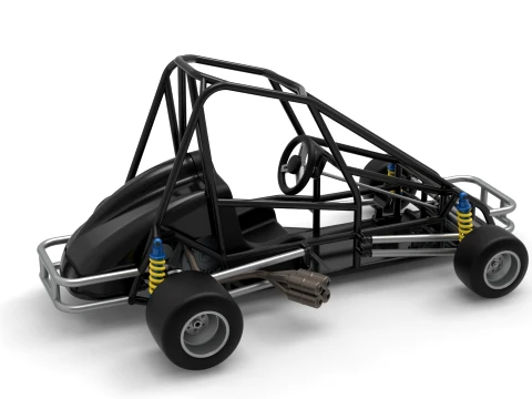 Quarter Midget Base Scale 1 to 16 3D Print Model