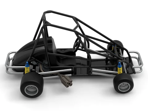 Quarter Midget Base Scale 1 to 16 3D Print Model