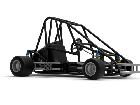 Quarter Midget Base Scale 1 to 16 3D Print Model
