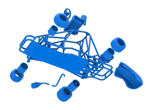 Quarter Midget Base Scale 1 to 16 3D Print Model
