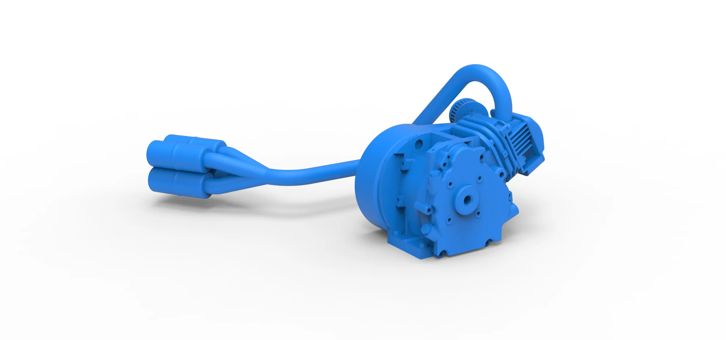 Engine of Quarter Midget Scale 1 to 16 3D Print Model .c4d .max .obj .3ds .fbx .stl .blend 