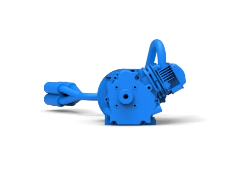 Engine of Quarter Midget Scale 1 to 16 3D Print Model