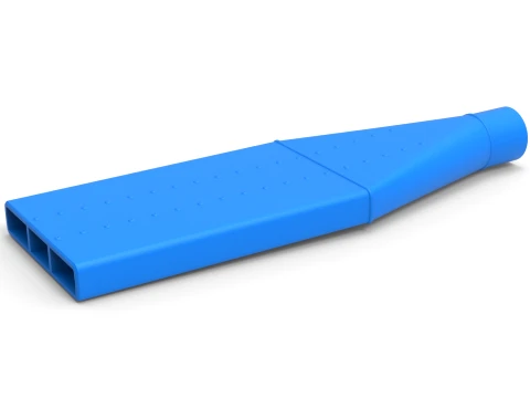 NASCAR Boom Tube Exhaust Version 2 Scale 1 to 25 3D Print Model