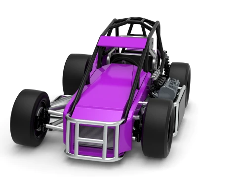 Three Quarter Midget Scale 1 to 25 3D Print Model