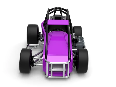Three Quarter Midget Scale 1 to 25 3D Print Model