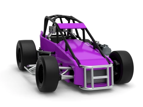 Three Quarter Midget Scale 1 to 25 3D Print Model