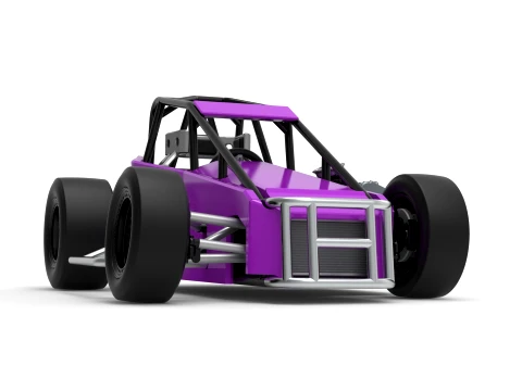 Three Quarter Midget Scale 1 to 25 3D Print Model