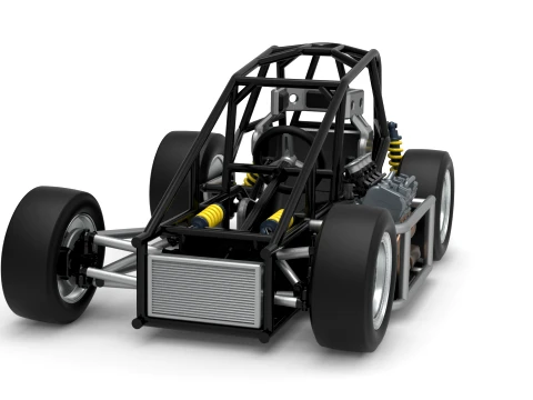 Three Quarter Midget Base Scale 1 to 25 3D Print Model