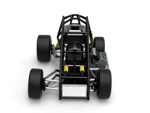 Three Quarter Midget Base Scale 1 to 25 3D Print Model