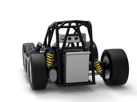 Three Quarter Midget Base Scale 1 to 25 3D Print Model