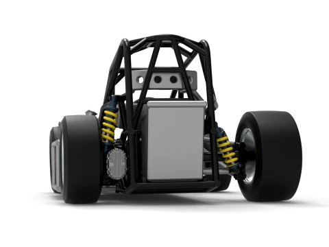 Three Quarter Midget Base Scale 1 to 25 3D Print Model