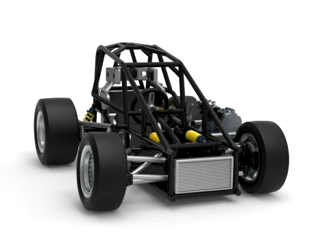 Three Quarter Midget Base Scale 1 to 25 3D Print Model