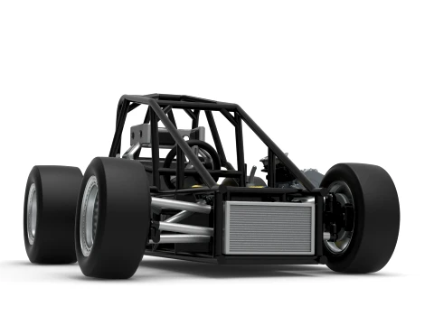 Three Quarter Midget Base Scale 1 to 25 3D Print Model
