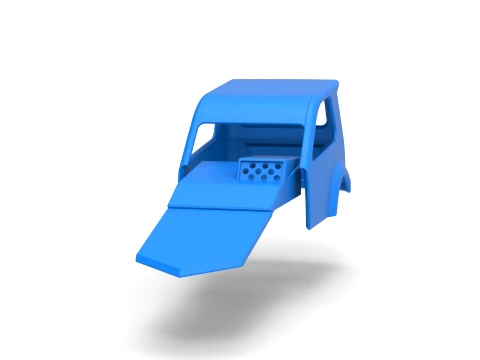 Shell of New Zealand Superstock car Version 3 Scale 1 to 25 3D Print Model