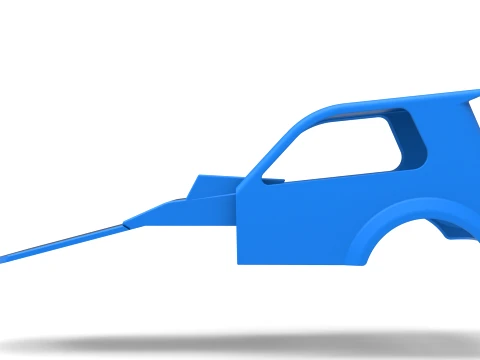 Shell of New Zealand Superstock car Version 3 Scale 1 to 25 3D Print Model