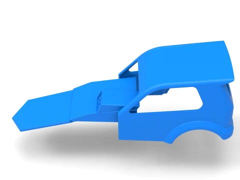 Shell of New Zealand Superstock car Version 3 Scale 1 to 25 3D Print Model