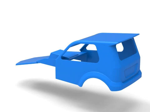 Shell of New Zealand Superstock car Version 3 Scale 1 to 25 3D Print Model