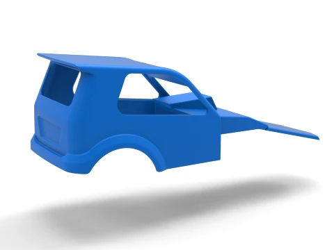Shell of New Zealand Superstock car Version 3 Scale 1 to 25 3D Print Model