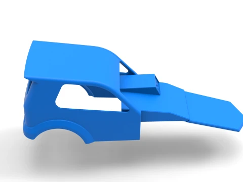 Shell of New Zealand Superstock car Version 3 Scale 1 to 25 3D Print Model