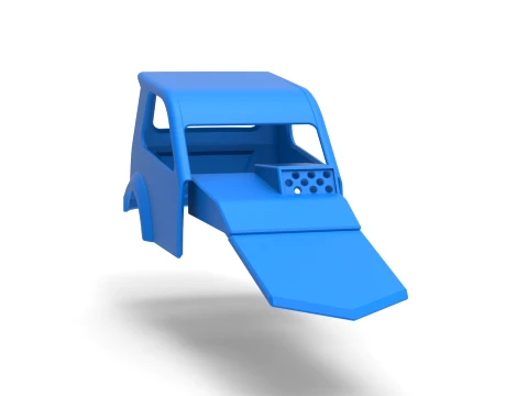 Shell of New Zealand Superstock car Version 3 Scale 1 to 25 3D Print Model
