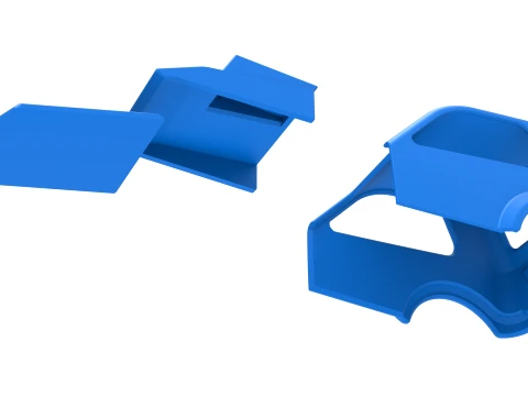 Shell of New Zealand Superstock car Version 3 Scale 1 to 25 3D Print Model