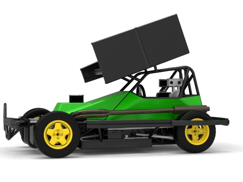 BriSCA Formula 2 Stock Car Scale 1 to 25 3D Print Model