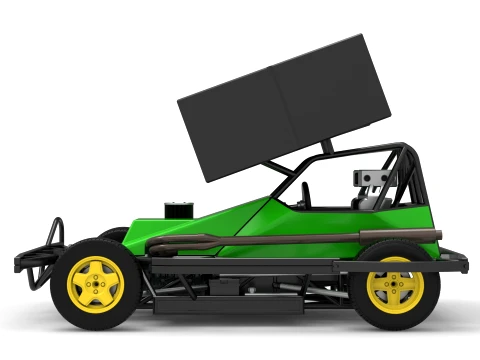 BriSCA Formula 2 Stock Car Scale 1 to 25 3D Print Model