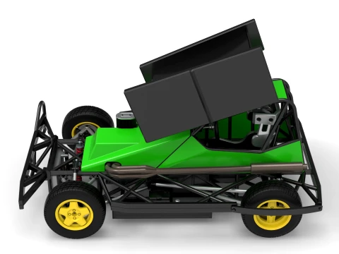 BriSCA Formula 2 Stock Car Scale 1 to 25 3D Print Model