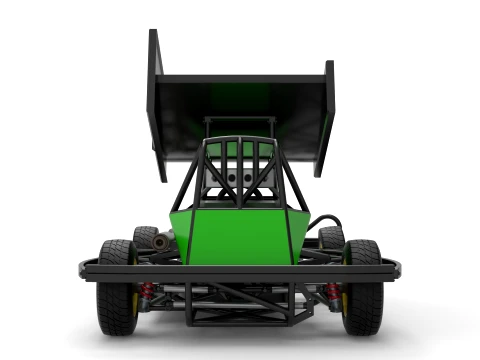 BriSCA Formula 2 Stock Car Scale 1 to 25 3D Print Model