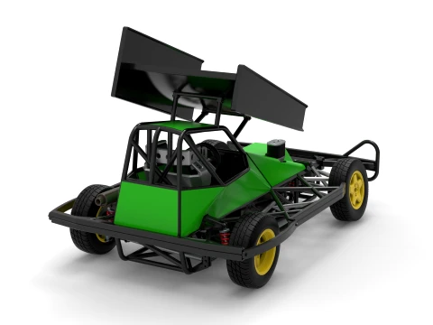 BriSCA Formula 2 Stock Car Scale 1 to 25 3D Print Model