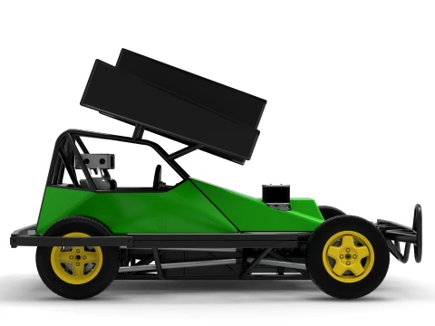 BriSCA Formula 2 Stock Car Scale 1 to 25 3D Print Model