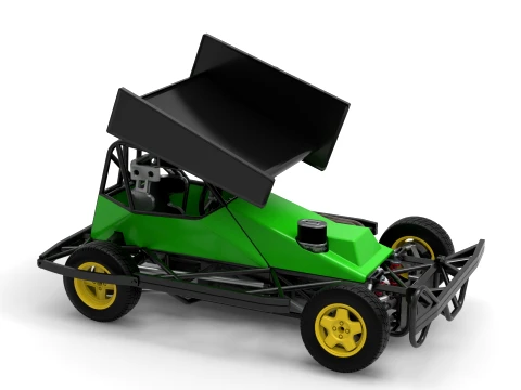 BriSCA Formula 2 Stock Car Scale 1 to 25 3D Print Model
