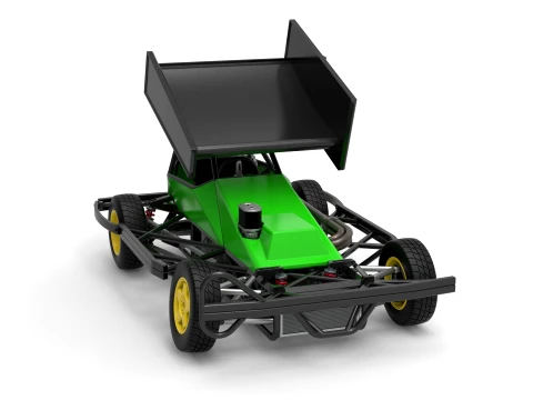 BriSCA Formula 2 Stock Car Scale 1 to 25 3D Print Model