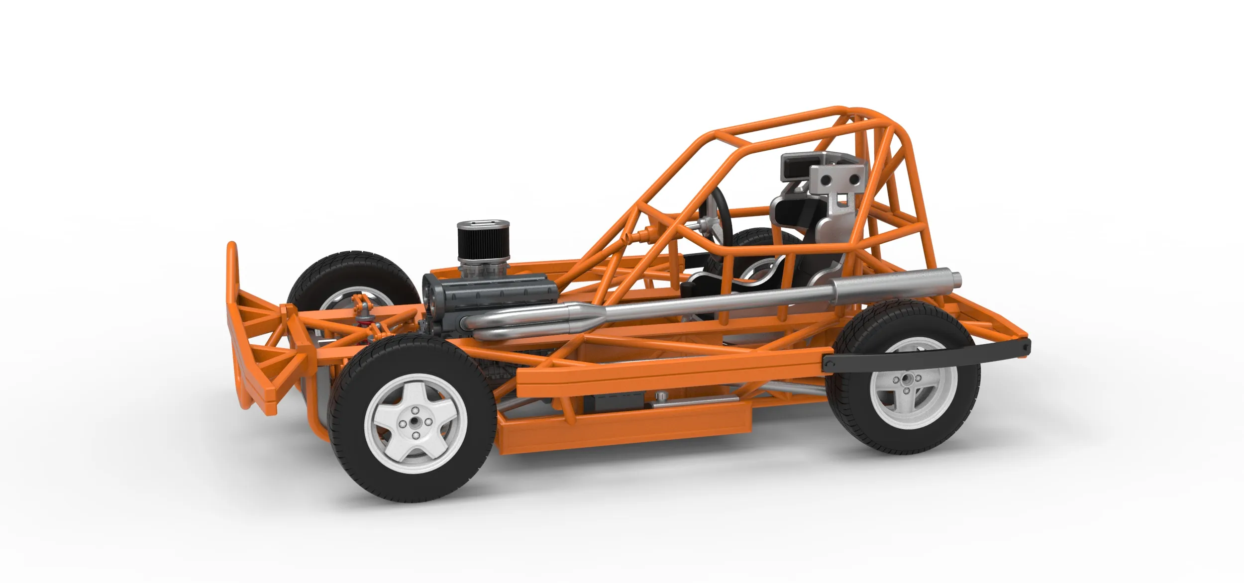 BriSCA Formula 2 Stock Car Base Scale 1 to 25 3D Print Model .c4d .max .obj .3ds .fbx .stl .blend 